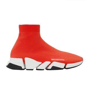NIB Balenciaga Speed 2.0 Sneaker Intense Red Size 42